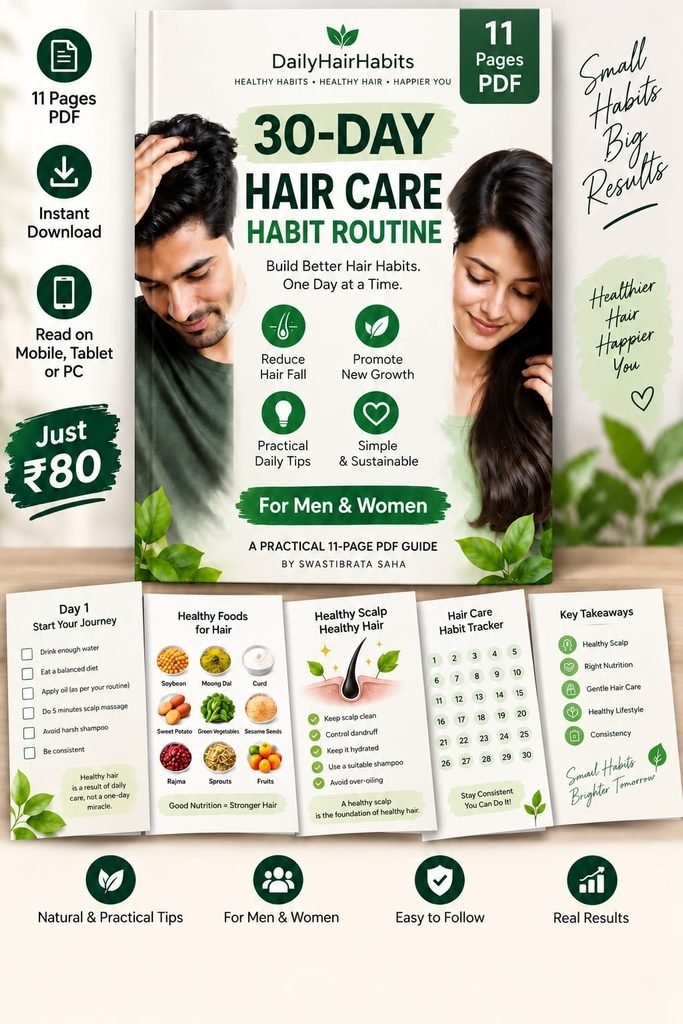 30-Day Hair Care Habit Routine PDF